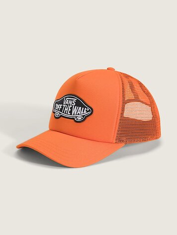 Vans MEN'S CLASSIC PATCH CURVED BILL TRUCKER HAT FLAME