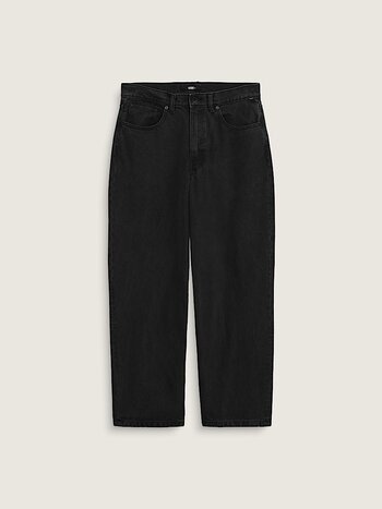 Vans JUNIOR CHECK-5 LOOSE DENIM PANTS BLACK