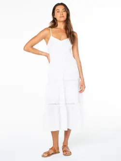 Roxy WOMEN'S AZALEA DRESS CLOUD DANCER SOLID