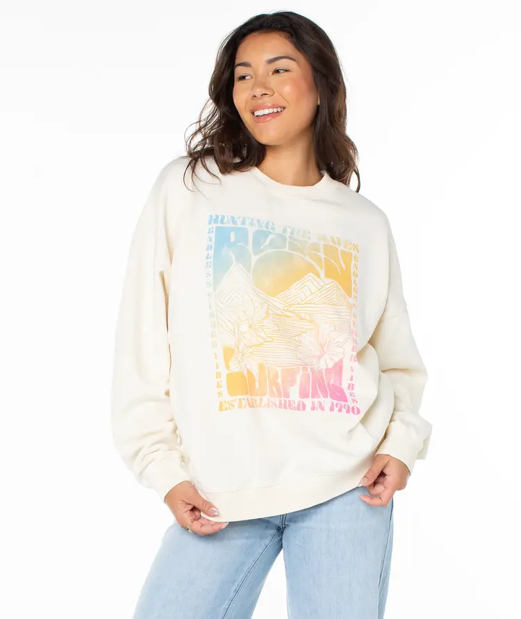 Roxy FEMMES LINEUP OVERSIZED CREW