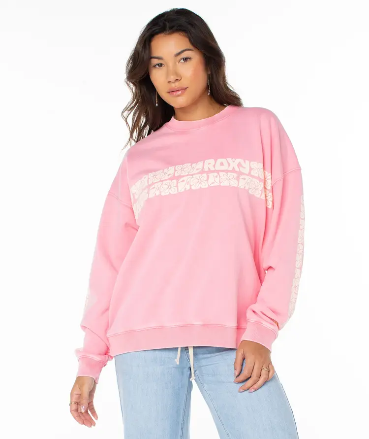 Roxy WOMEN'S LINEUP OVERSIZED CREW