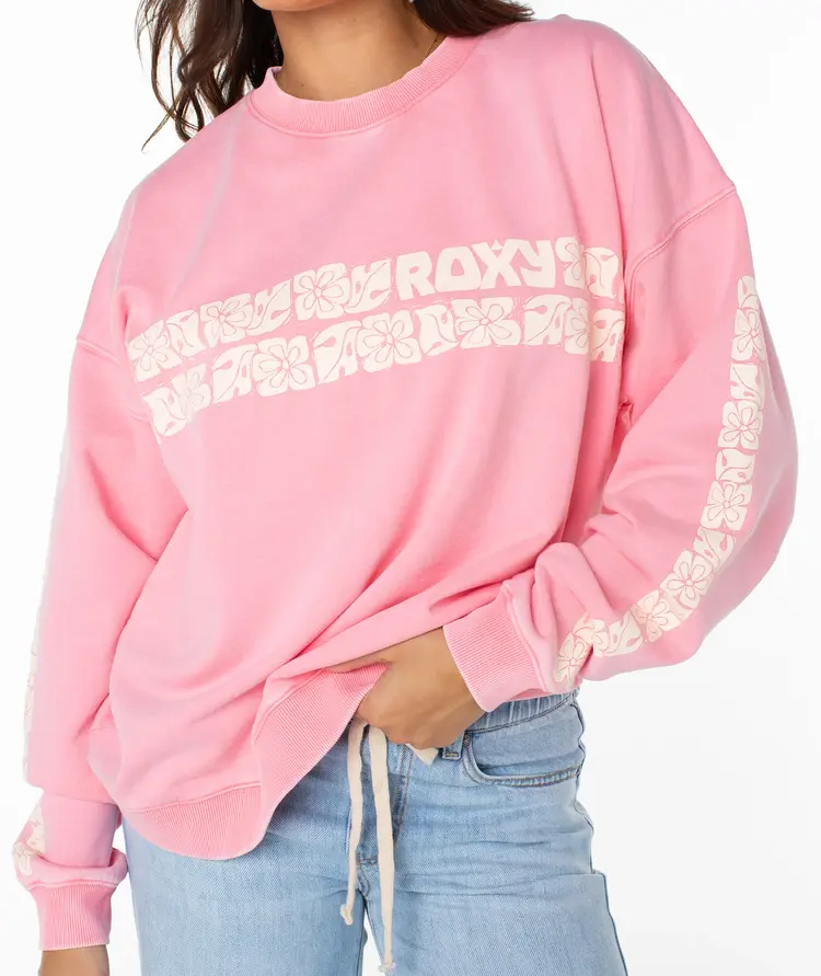 Roxy WOMEN'S LINEUP OVERSIZED CREW
