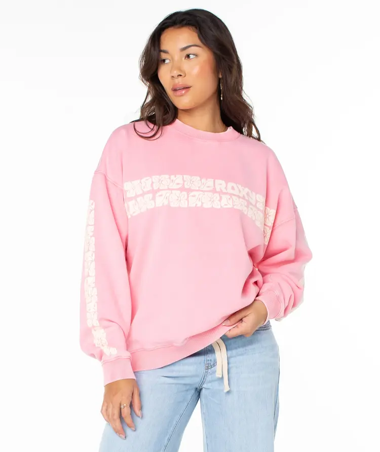 Roxy WOMEN'S LINEUP OVERSIZED CREW