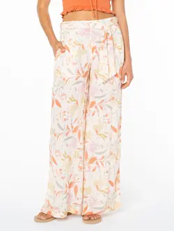 Roxy FEMMES ON THE ROAD PANT PARCHMENT FLEETING BLOOM