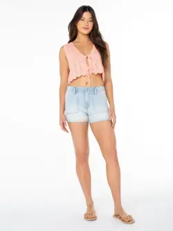 Roxy FEMMES BEACH BOUND CROCHET VEST LANTANA SOLID