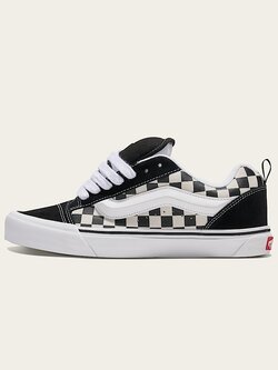 Vans KNU SKOOL CHECKERBOARD SHOE BLACK/TRUE WHITE