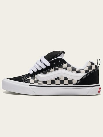 Vans KNU SKOOL CHECKERBOARD SHOE BLACK/TRUE WHITE