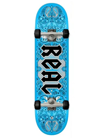 Real BANDANA COMPLETE SKATEBOARD 7.5"