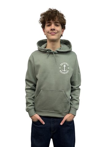 Universe Boardshop ANCRE HOODIE DUSTY GREEN/WHITE