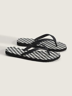 Vans MEN'S MAKENA SANDALS CHECKERBOARD BLACK/MARSHMALLOW