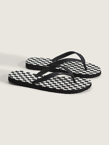 Vans MEN'S MAKENA SANDALS CHECKERBOARD BLACK/MARSHMALLOW