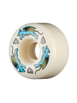 Powell Peralta DRAGON FORMULA NANO RAT AV4 97A BLUE SKATEBOARD WHEELS 53x34