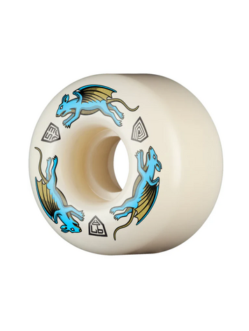 Powell Peralta DRAGON FORMULA NANO RAT AV4 97A BLUE SKATEBOARD WHEELS 53x34