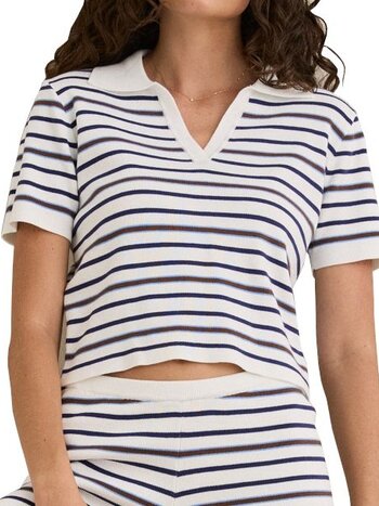 Rhythm FEMMES ROMMY KNIT TOP VINTAGE STRIPE