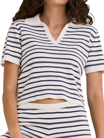 Rhythm FEMMES ROMMY KNIT TOP VINTAGE STRIPE