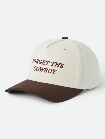 Brixton MEN'S FORGET THE COWBOY NETPLUS SNAPBACK CHOCOLATE/OFF WHITE