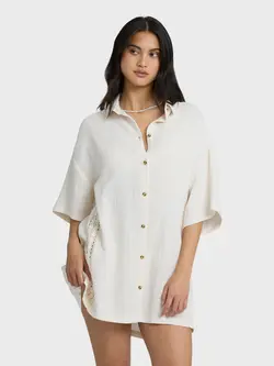 Billabong FEMMES FEELIN FINE SHIRT WHITE CAP