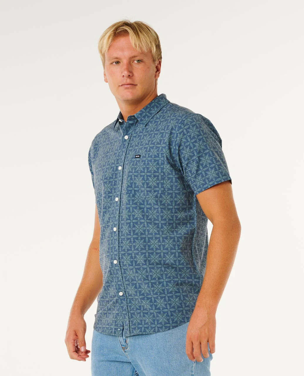 RIP CURL HOMMES SESSIONS AEROTECH SS SHIRT