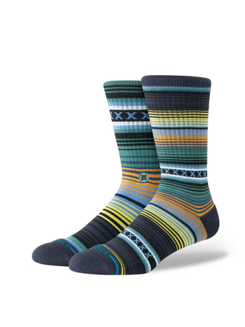 Stance HOMMES CURREN CREW DEEP TEAL