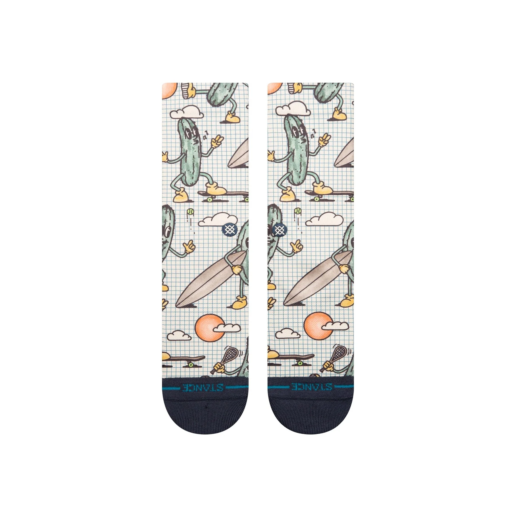 Stance HOMMES FEELING PICKLED CREW SOCKS
