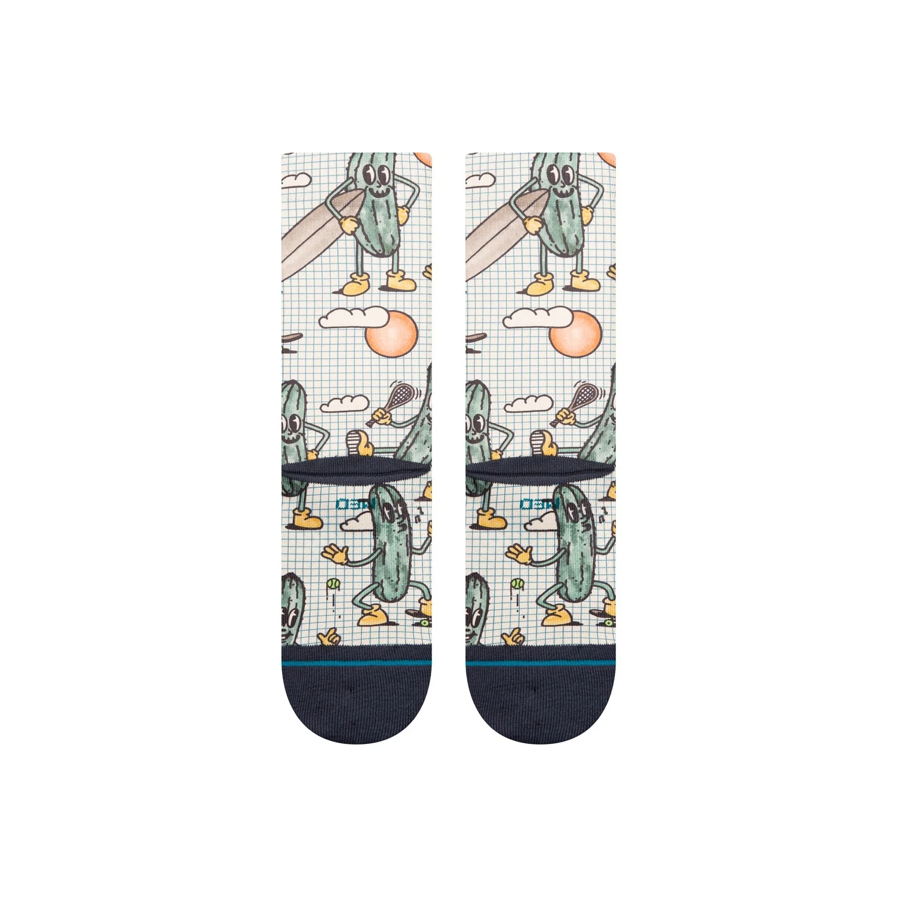 Stance HOMMES FEELING PICKLED CREW SOCKS