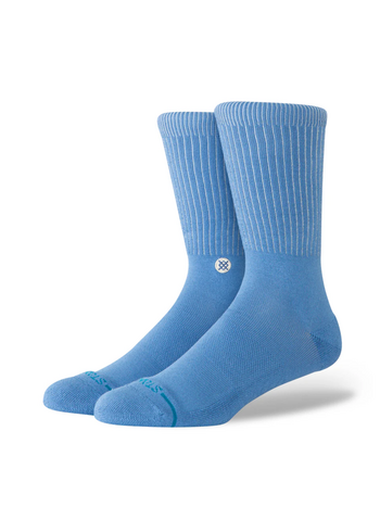 Stance MEN'S ICON POP CREW SOCKS CAPRI BLUE