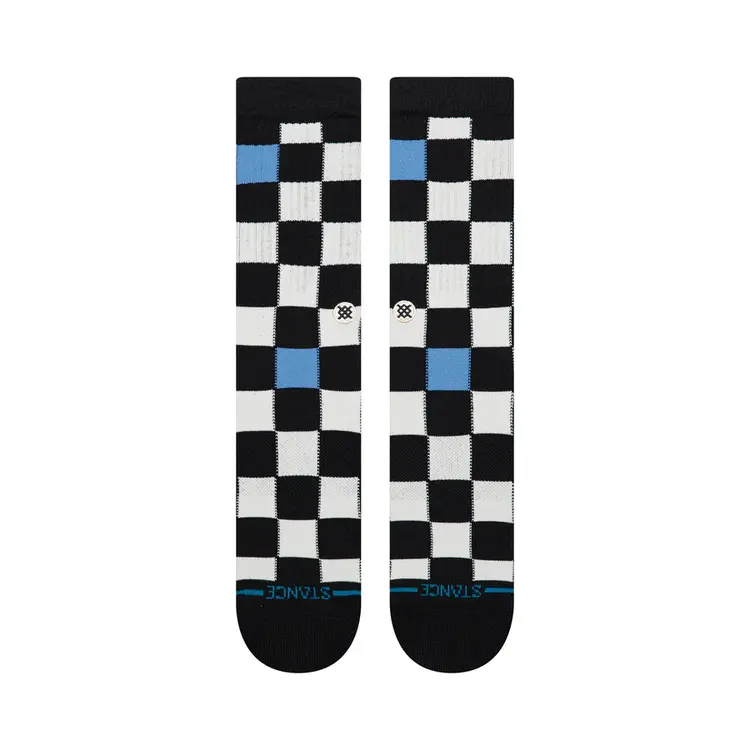 Stance HOMMES CHEF CHECK CREW SOCKS