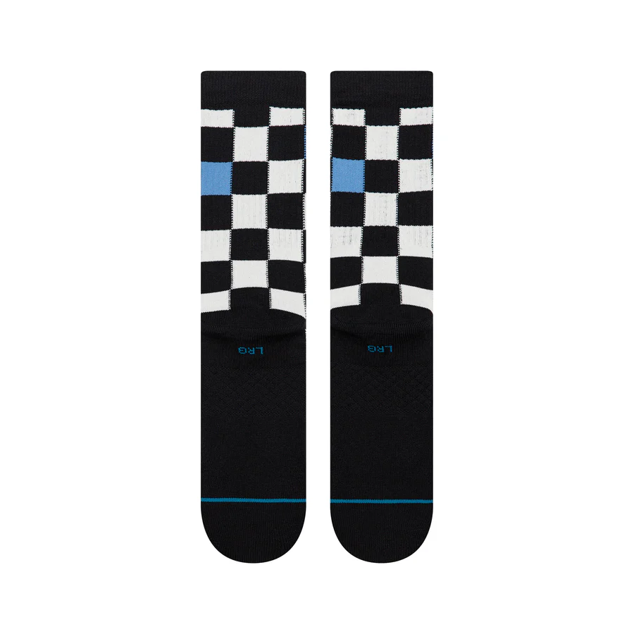 Stance HOMMES CHEF CHECK CREW SOCKS