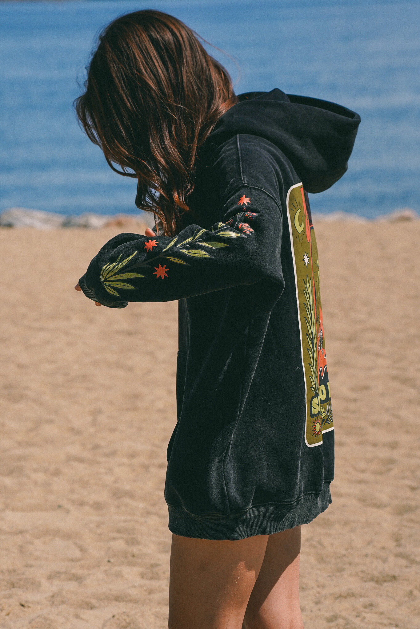 Notice the reckless FEMMES SEND NO HELP HOODIE