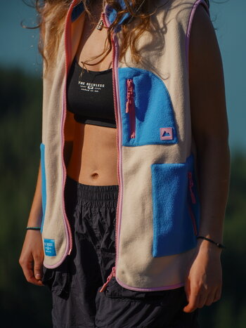 Notice the reckless WOMEN'S OVERLAND VEST
