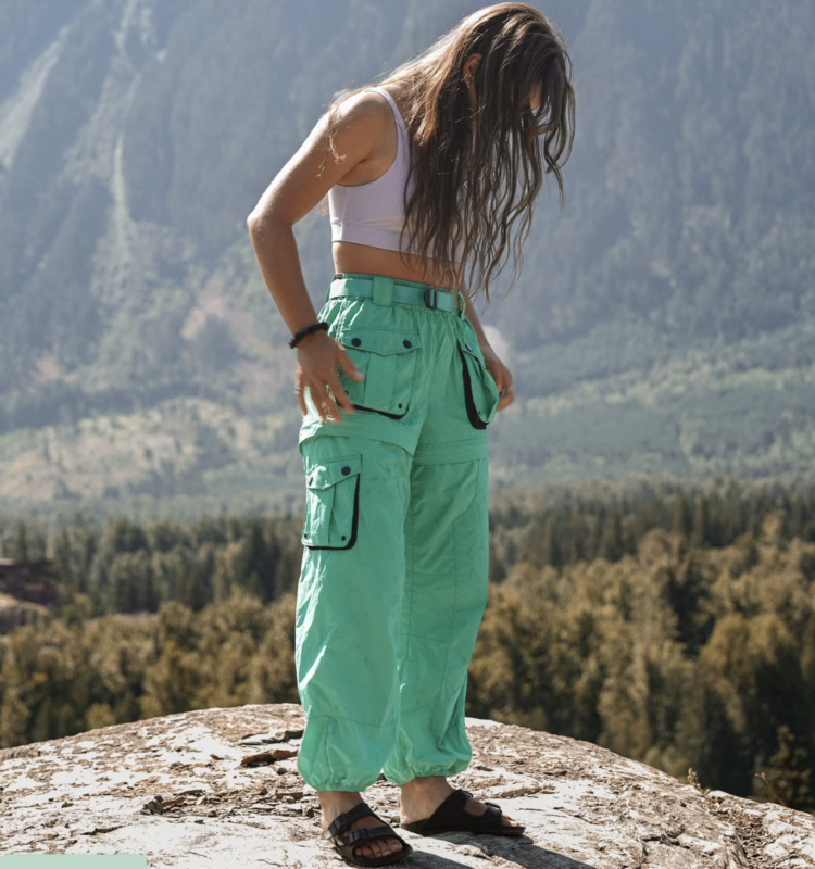 Notice the reckless FEMMES JADE ZIP-OFF PANTS