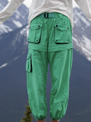 Notice the reckless WOMEN'S JADE ZIP-OFF PANTS