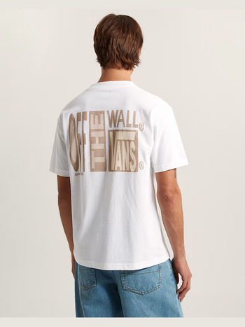 Vans HOMMES STRETCH STACK CRACKLE SHORT SLEEVE TEE WHITE