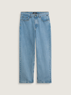 Vans MEN'S CHECK-5 LOOSE DENIM PANTS STONEWASH BLUE