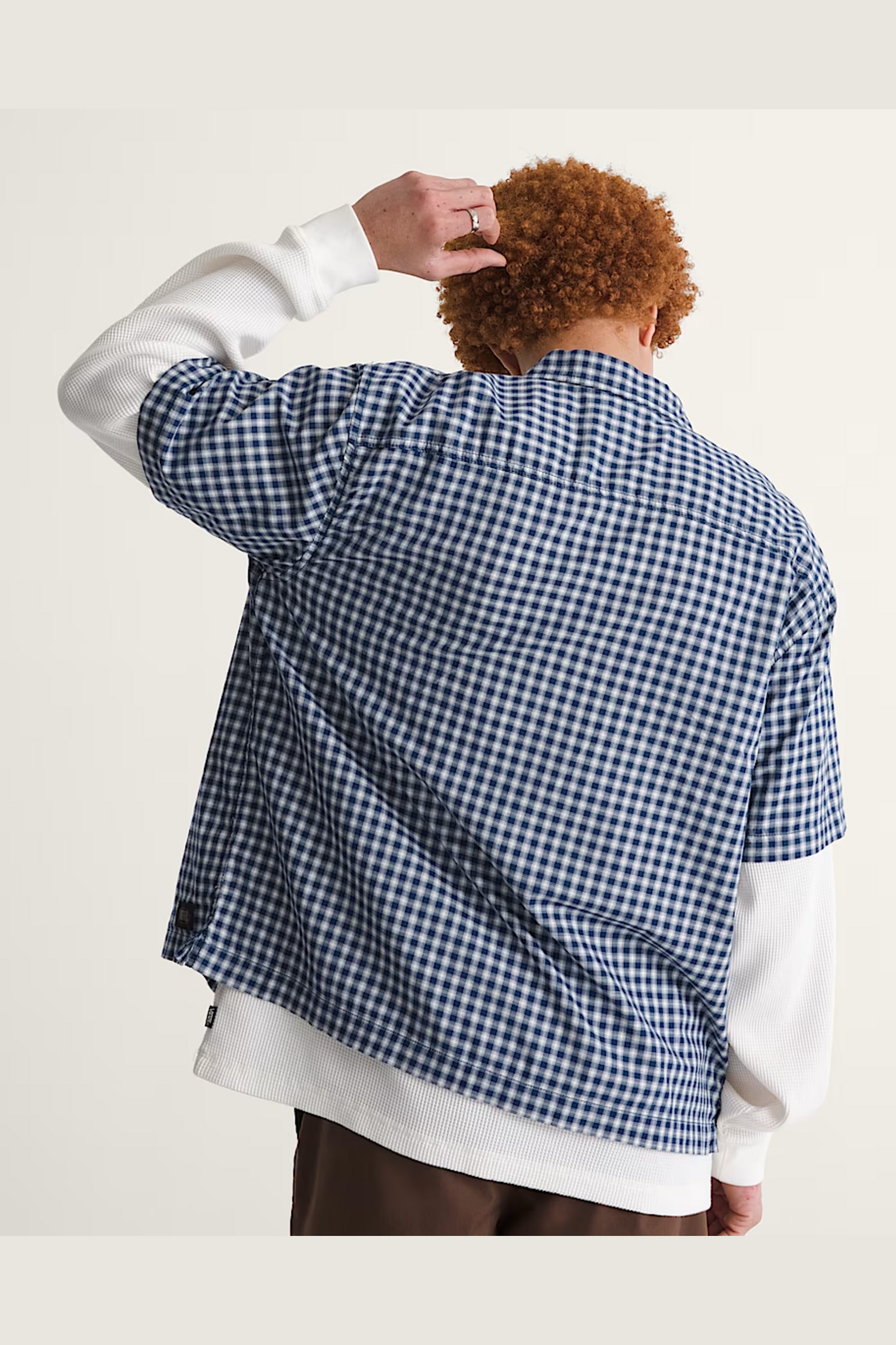 Vans MEN'S LARKSPUR MINI PLAID SS SHIRT