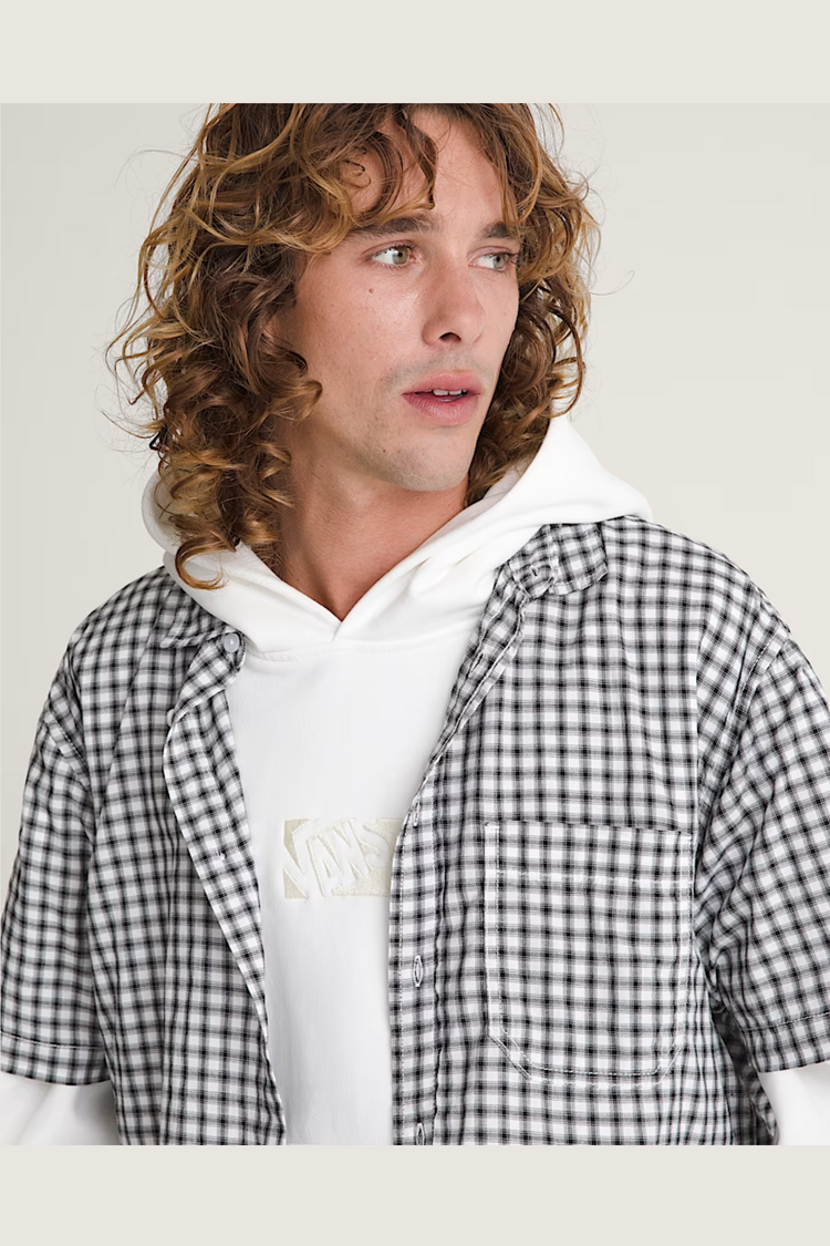 Vans HOMMES LARKSPUR MINI PLAID SS SHIRT