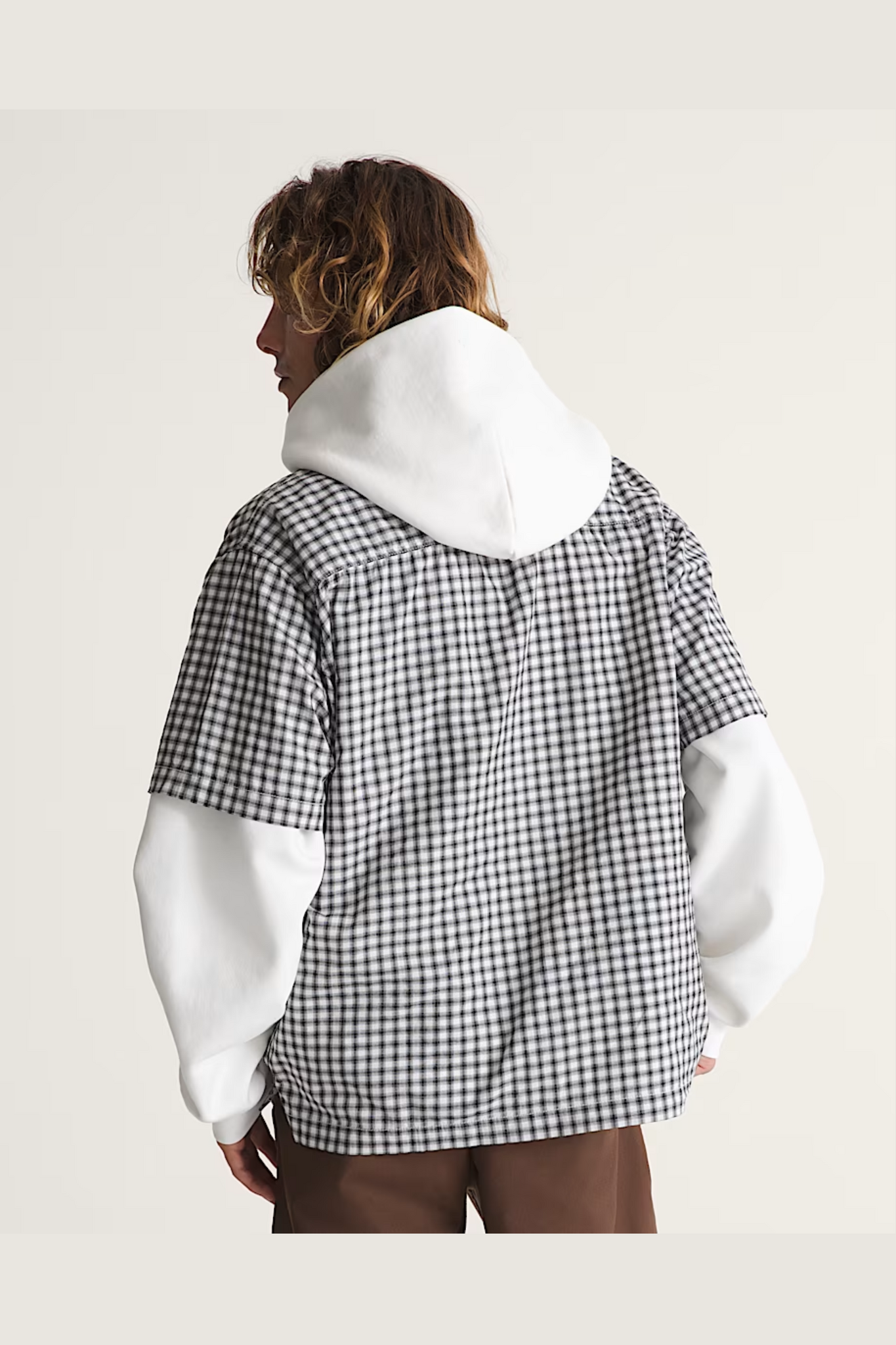 Vans MEN'S LARKSPUR MINI PLAID SS SHIRT