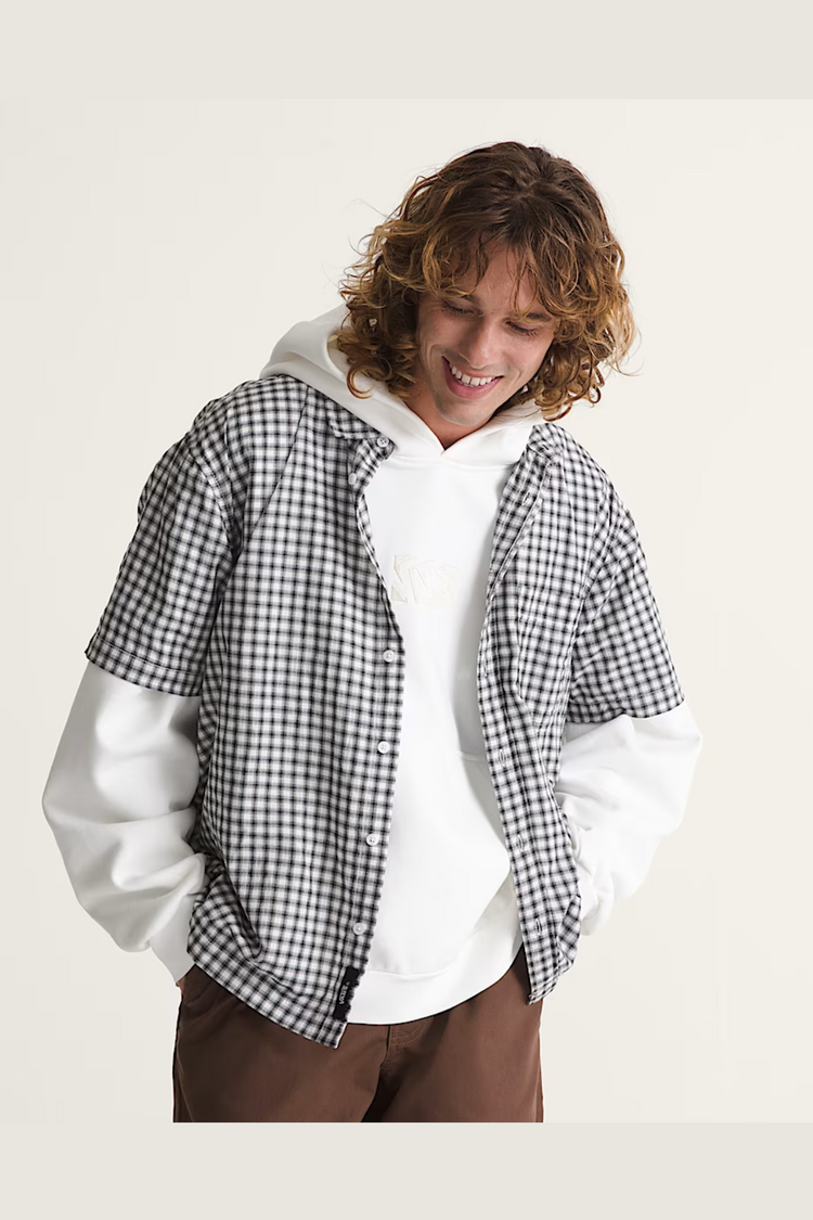 Vans HOMMES LARKSPUR MINI PLAID SS SHIRT