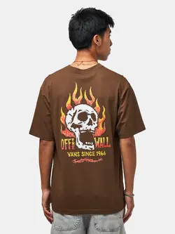 Vans MEN'S OFF THE WALL FEVER SS TEE VINTAGE COCOA