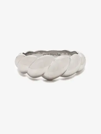 Puravida WOMEN'S TWISTED DOME RING SILVER