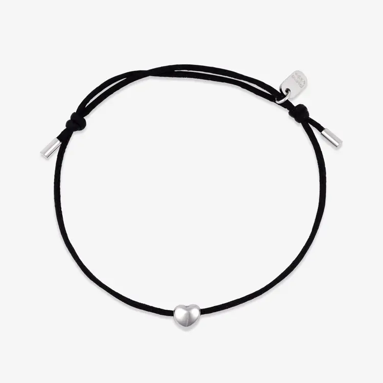 Puravida WOMEN'S LYDIA HEART CHARM BLACK
