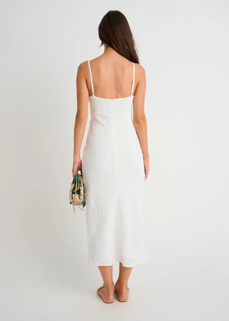 Everyday Sunday WOMEN'S COVER-UP DRESS WITH FRONT KNOT OFF