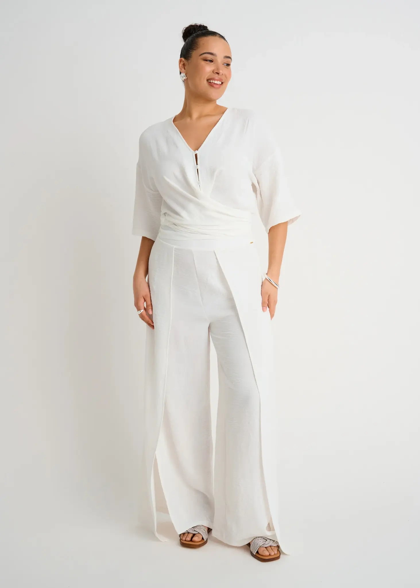 Everyday Sunday FEMMES WIDE-LEG COVER-UP PANTS
