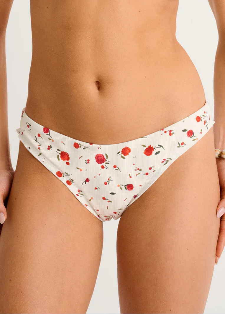 Everyday Sunday WOMEN'S FRILLED RIB BIKINI BOTTOM