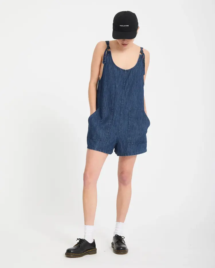 Volcom FEMMES LIVED IN SHORT ROMPER