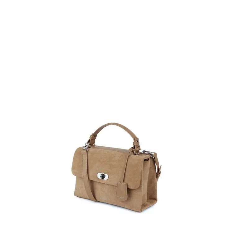 Lambert LE FREYA 2-IN-1 VEGAN SUEDE HANDBAG BEIGE