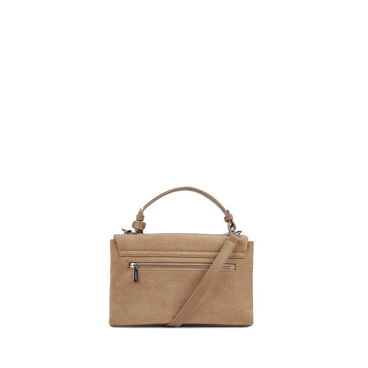 Lambert LE FREYA 2-IN-1 VEGAN SUEDE HANDBAG BEIGE
