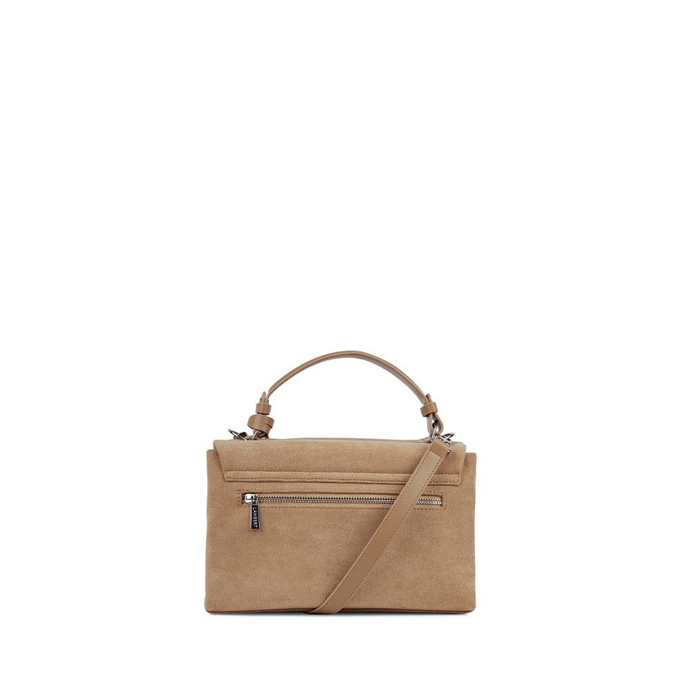 Lambert LE FREYA 2-IN-1 VEGAN SUEDE HANDBAG BEIGE