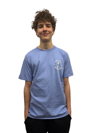 Universe Boardshop ANCRE T-SHIRT PURPLE SKY/WHITE