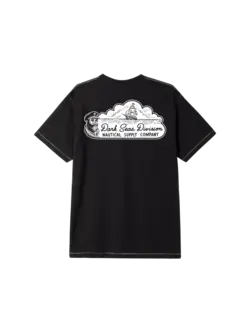 Dark Seas MEN'S SEA DOGS CONTRAST STITCH T-SHIRT HEATHER BLACK